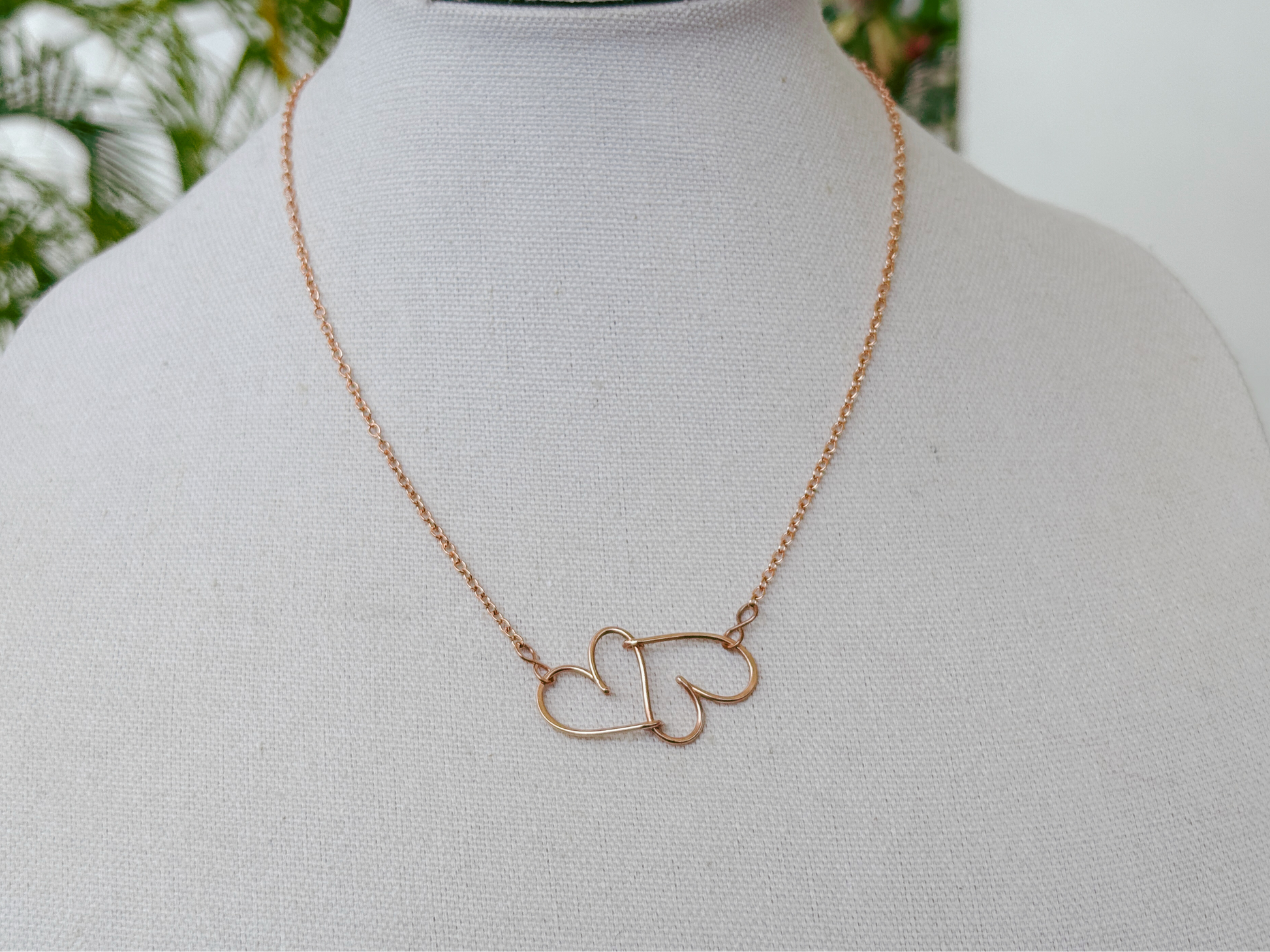 Linked Heart Necklace