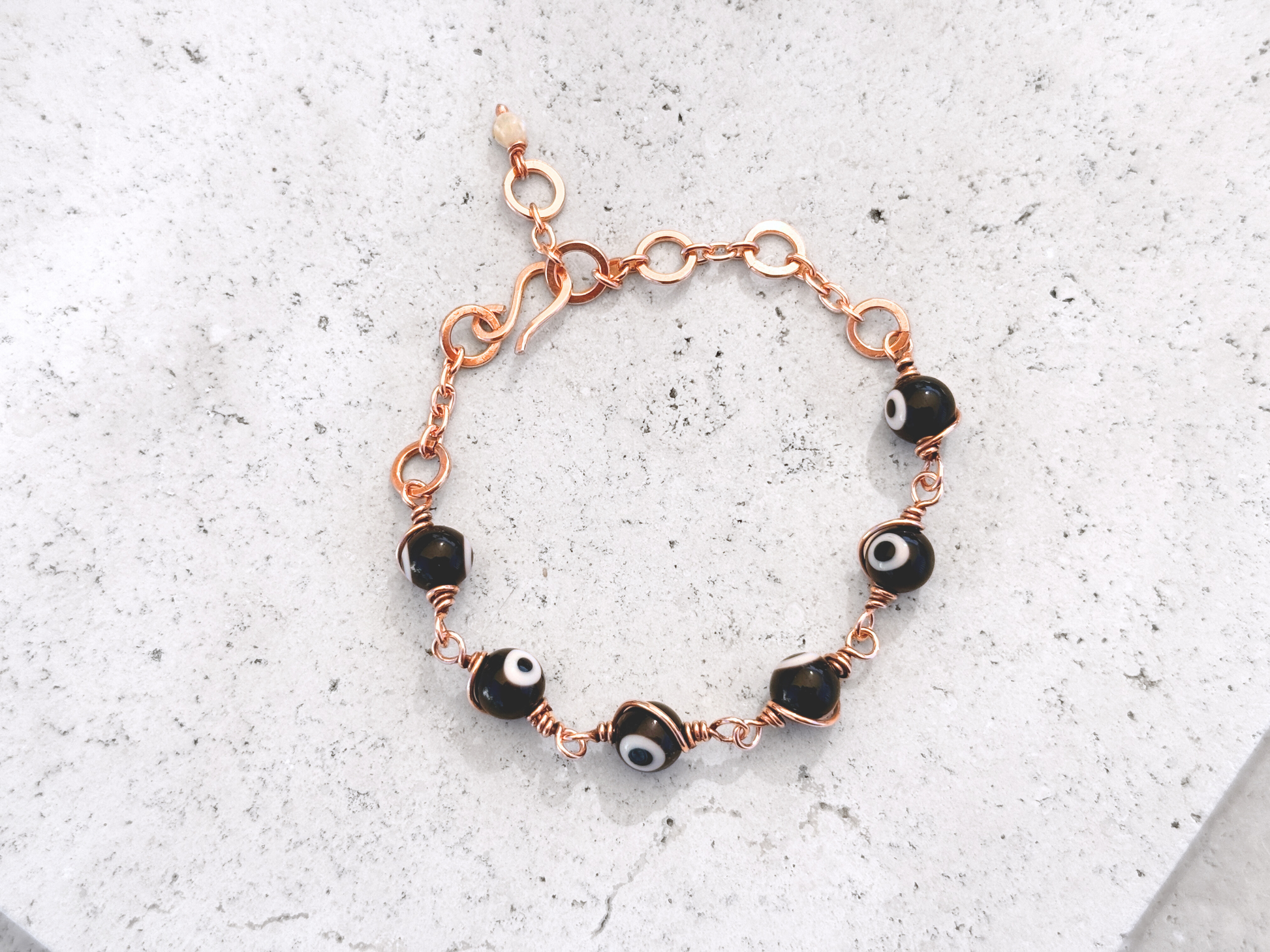 Black Evil Eye Bracelet