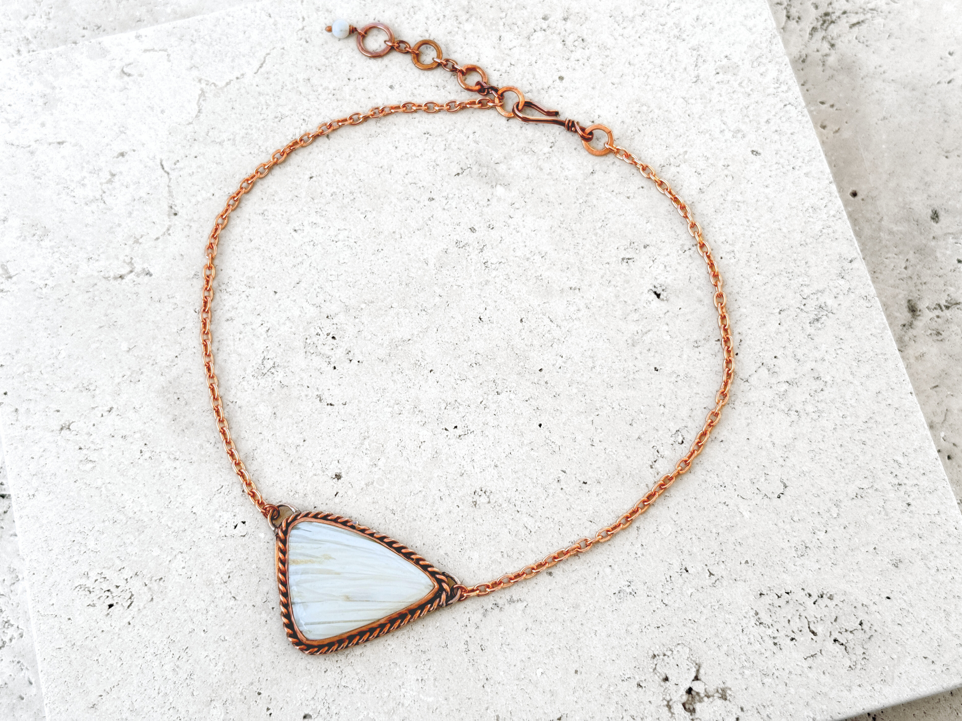 Scolecite Pendant Choker