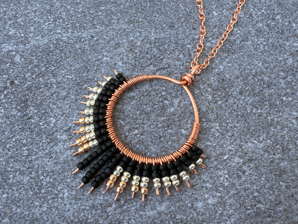 Silverlight Beaded Pendant