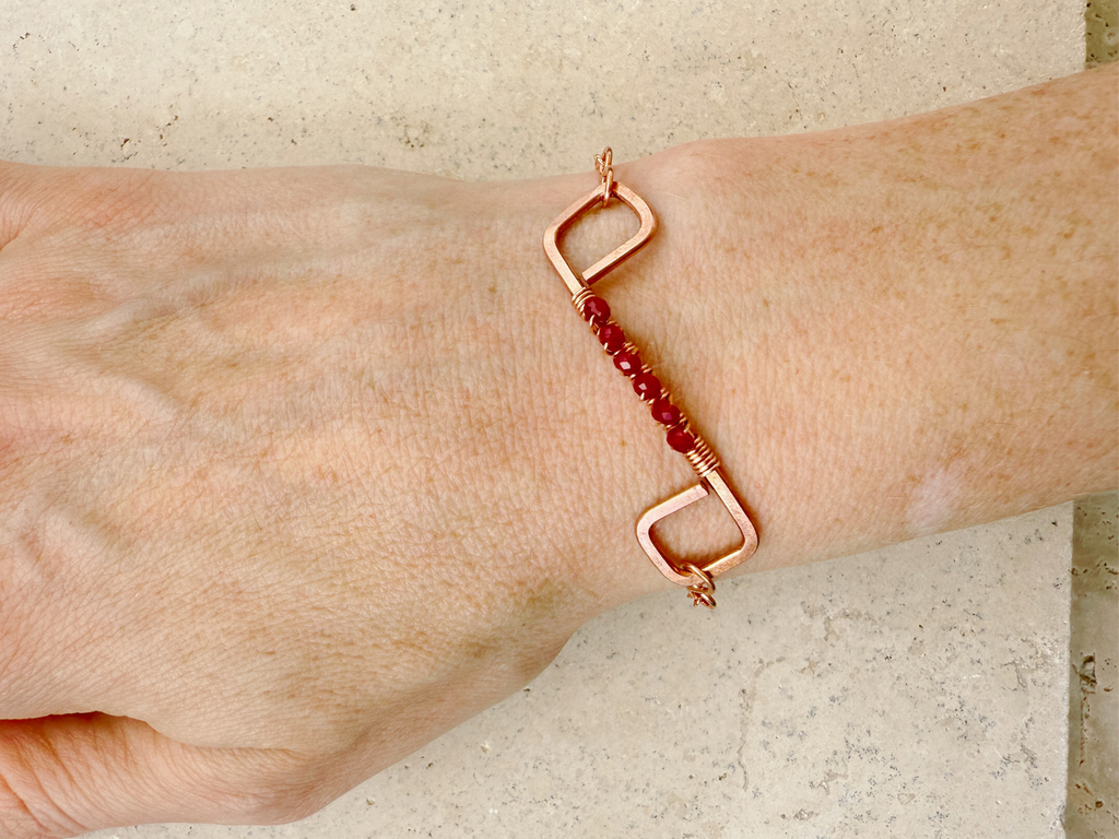 Cherry Infinity Bracelet