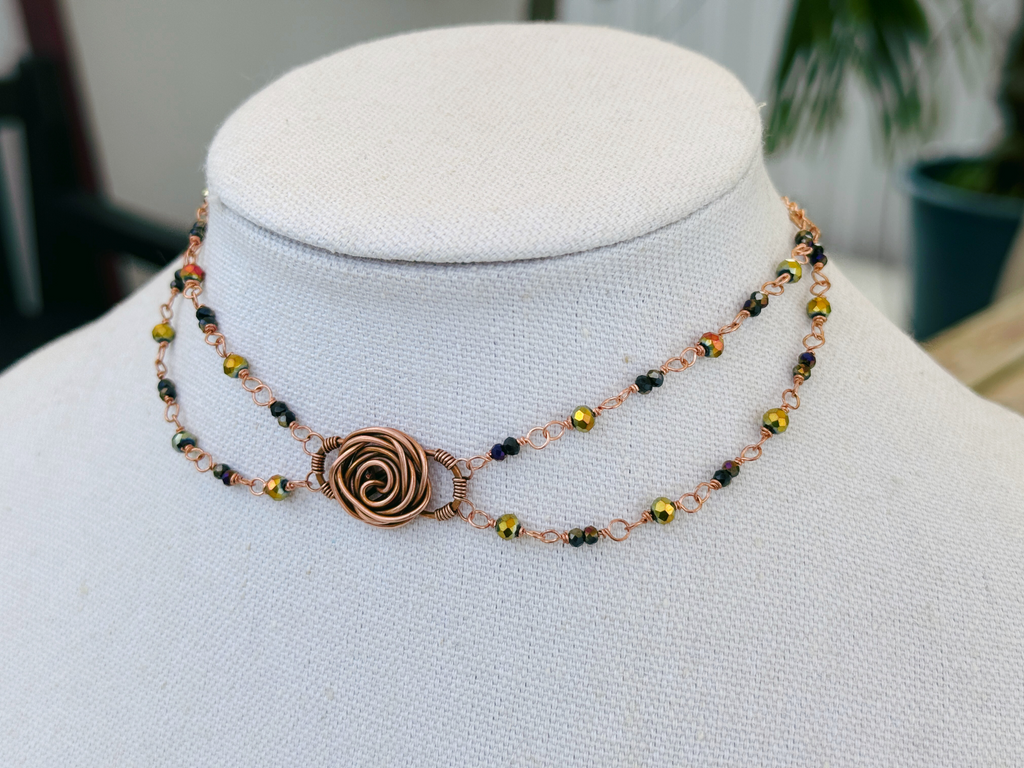 Dark Rose Choker