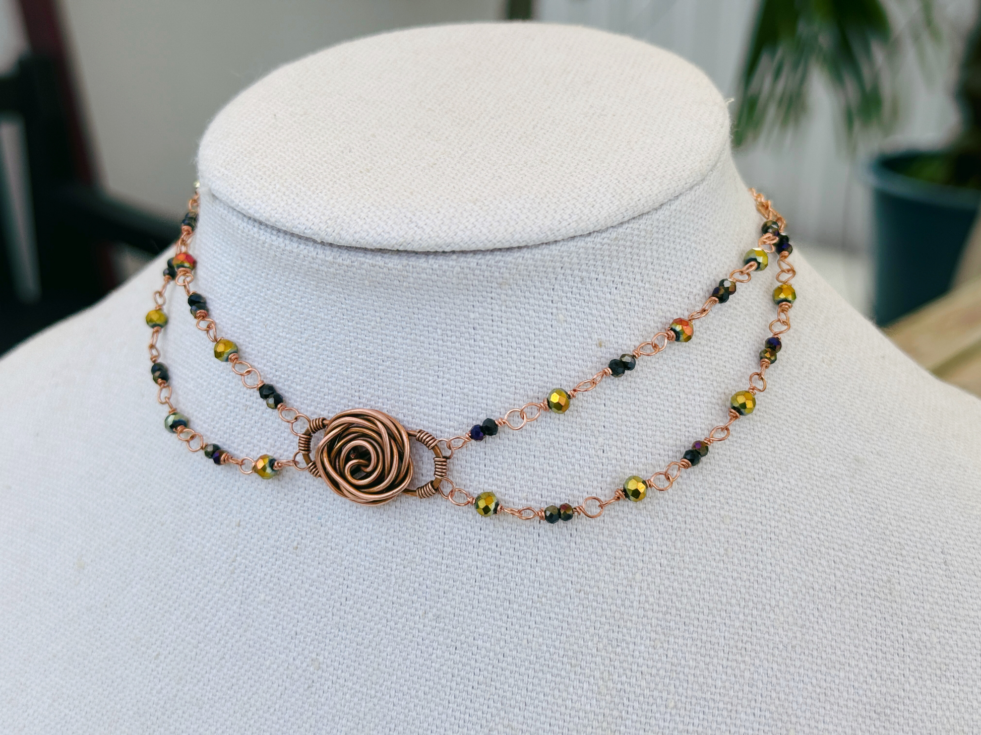 Dark Rose Choker