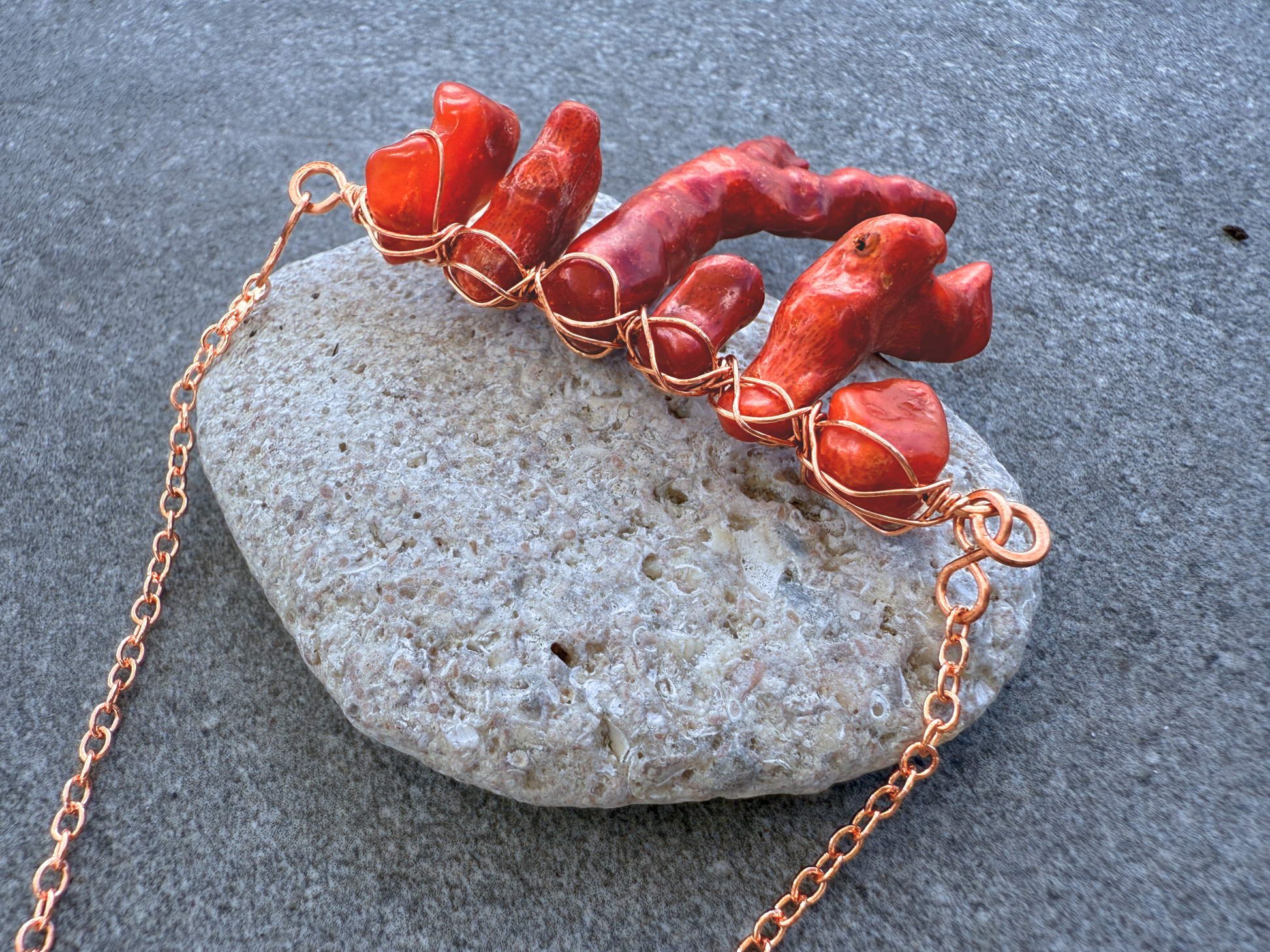Coral Bar Necklace