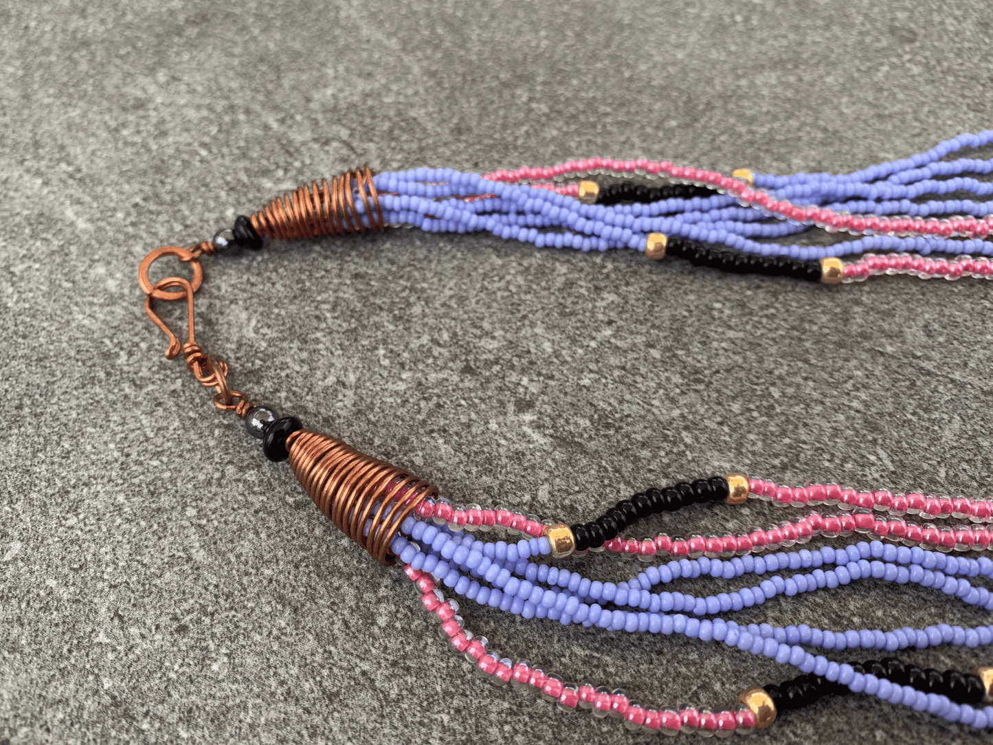 Miami Vice Multi Strand Necklace