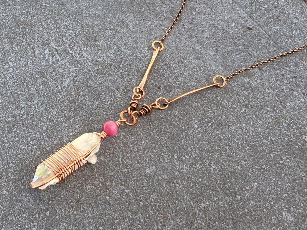 Mermaid Crystal Pendant Necklace