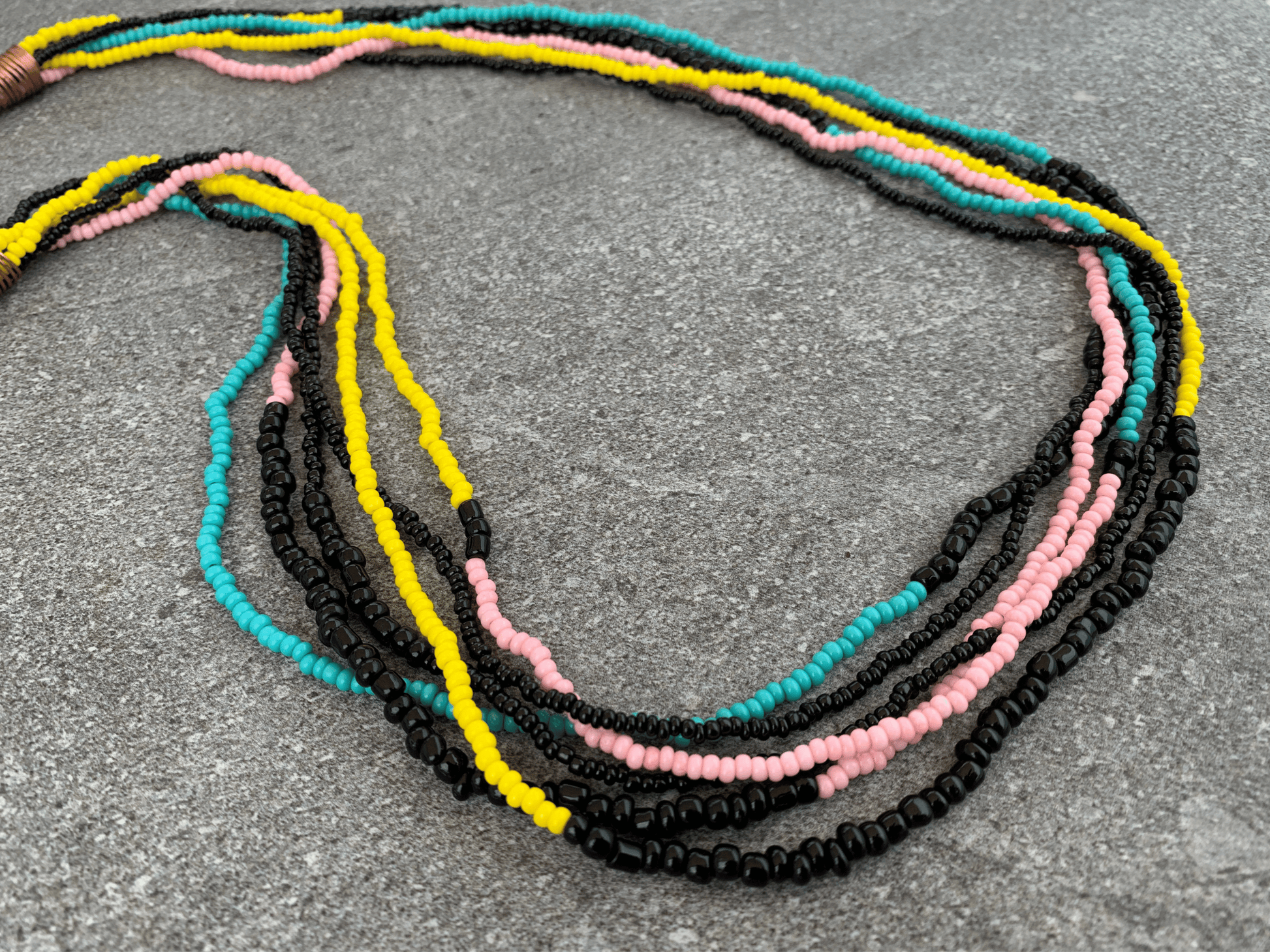 Galaga Multi Strand Necklace