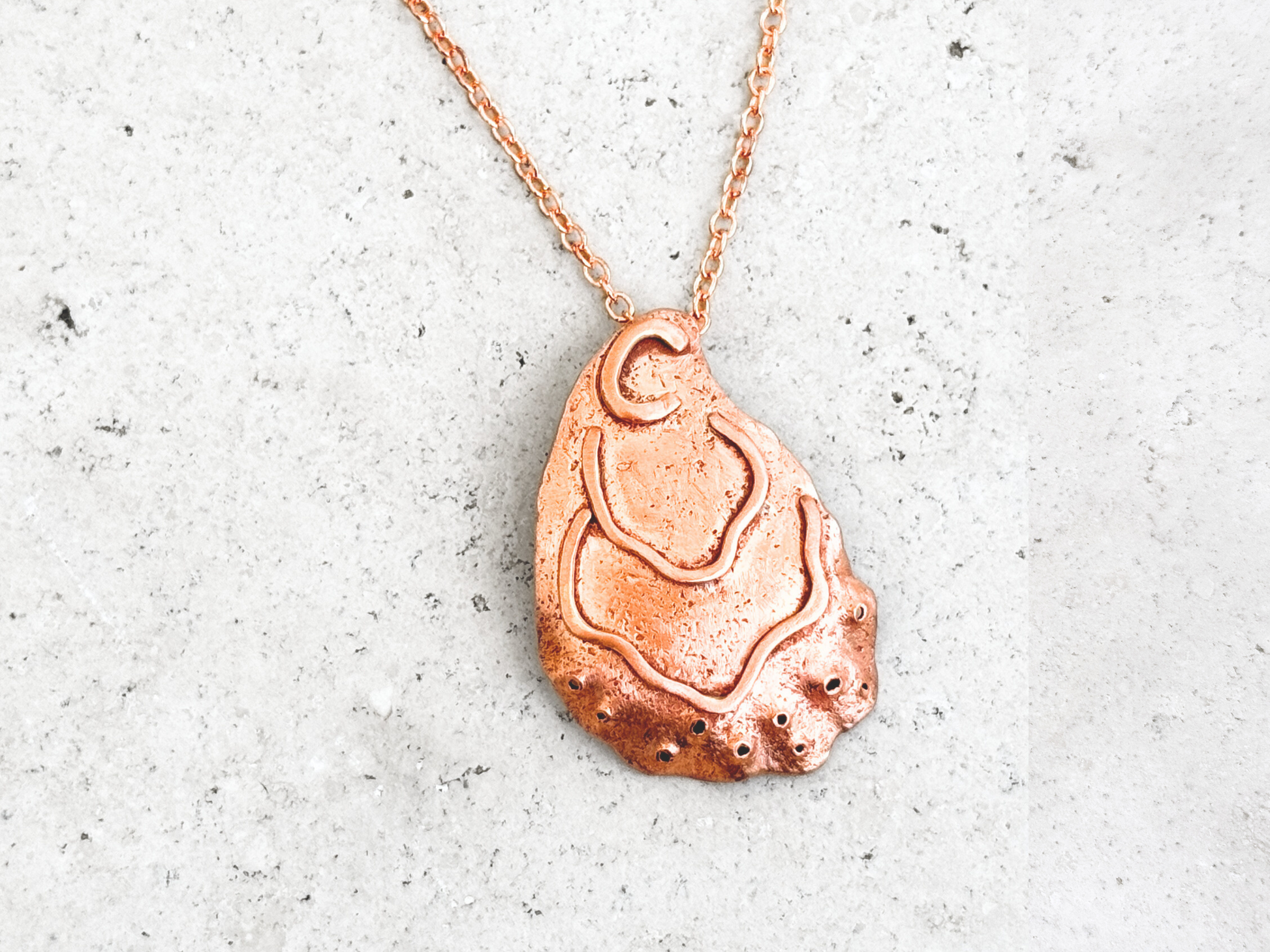 Oyster Pendant Necklace