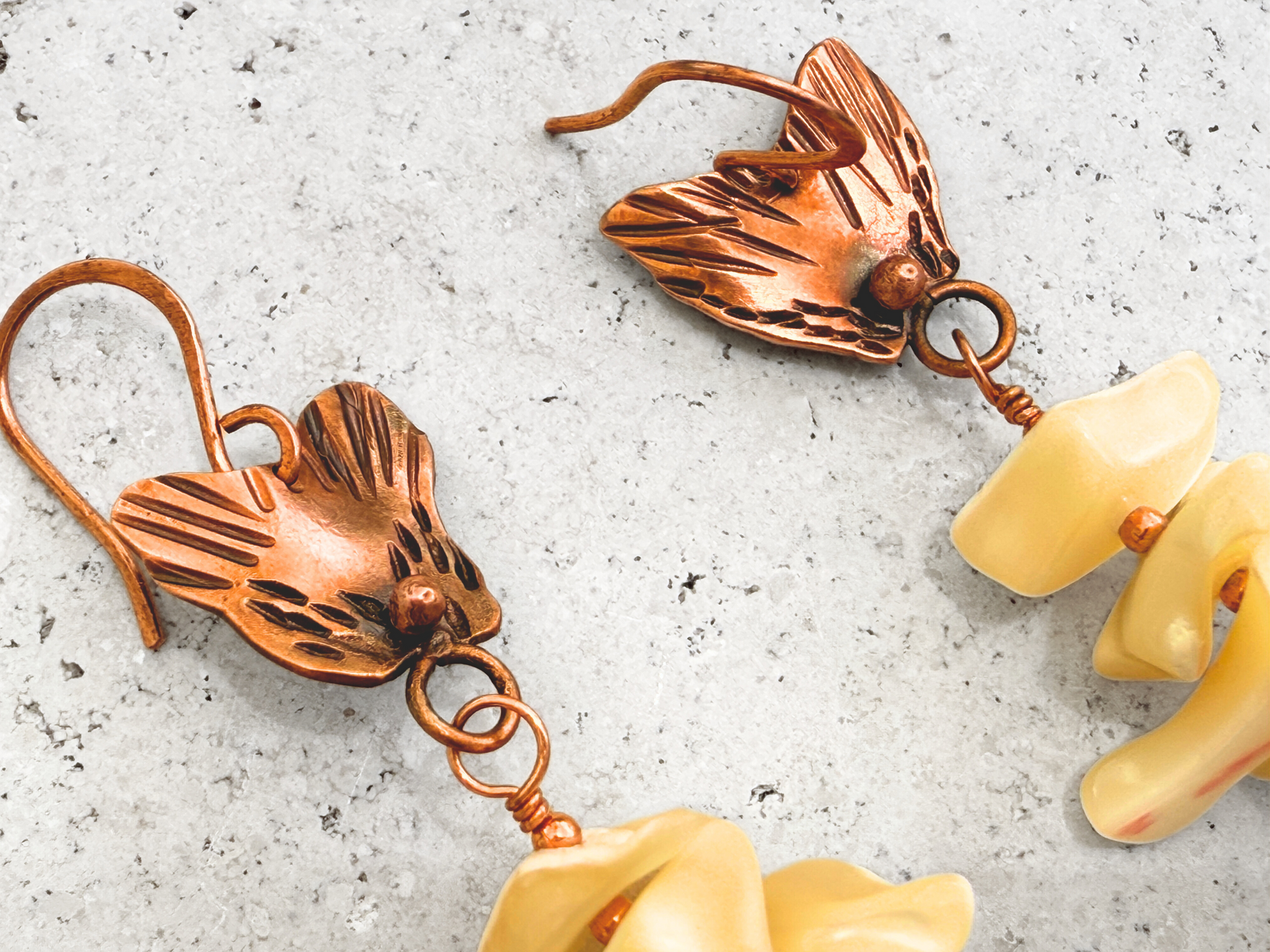 Abalone Fish Earrings