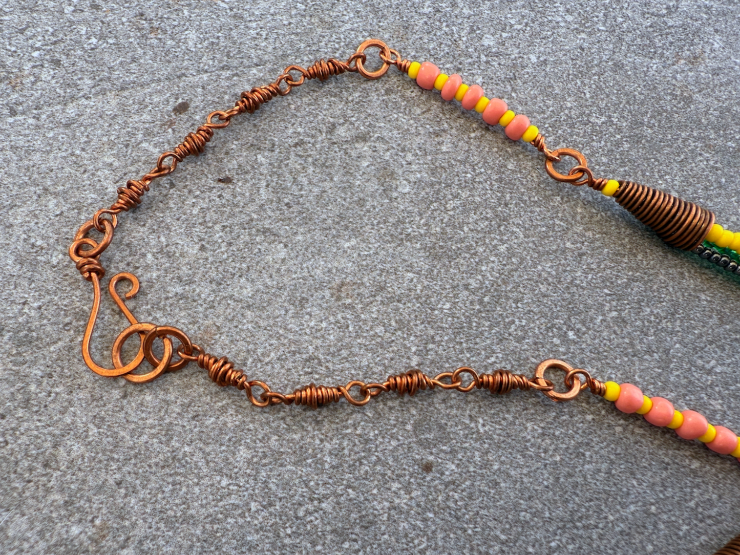 Parrot Multi Strand Beaded Necklace