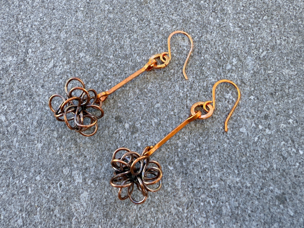 Atomic Drop Earrings