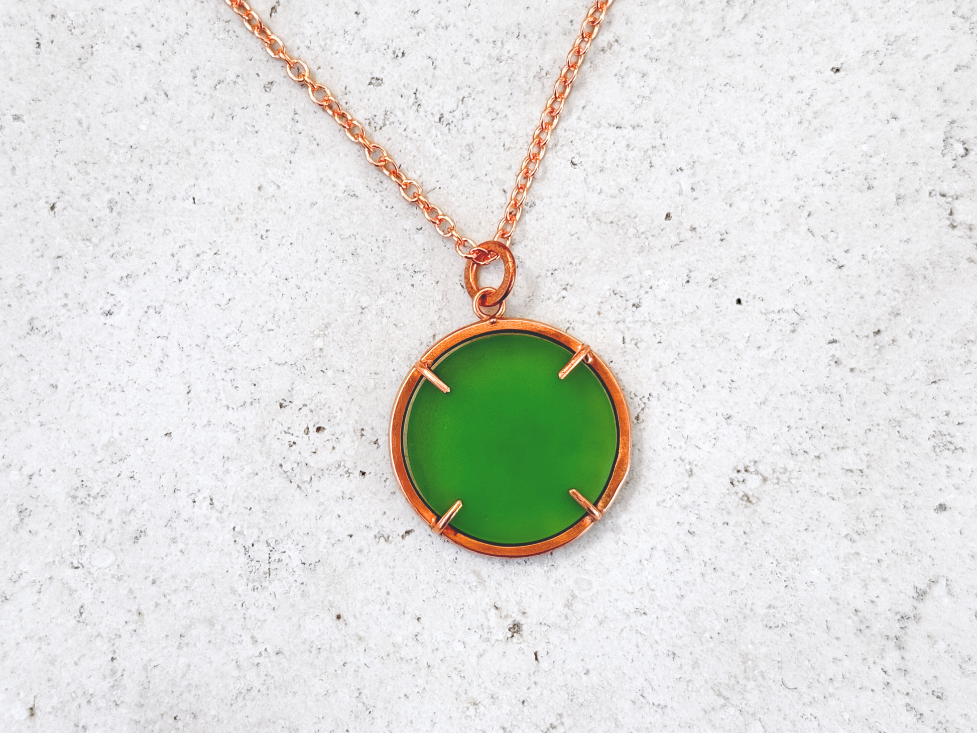 Sea Glass Porthole Pendant