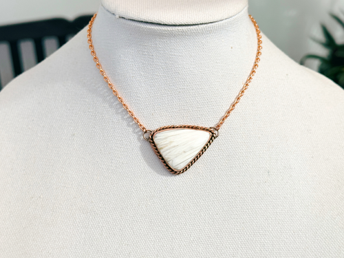 Scolecite Pendant Choker