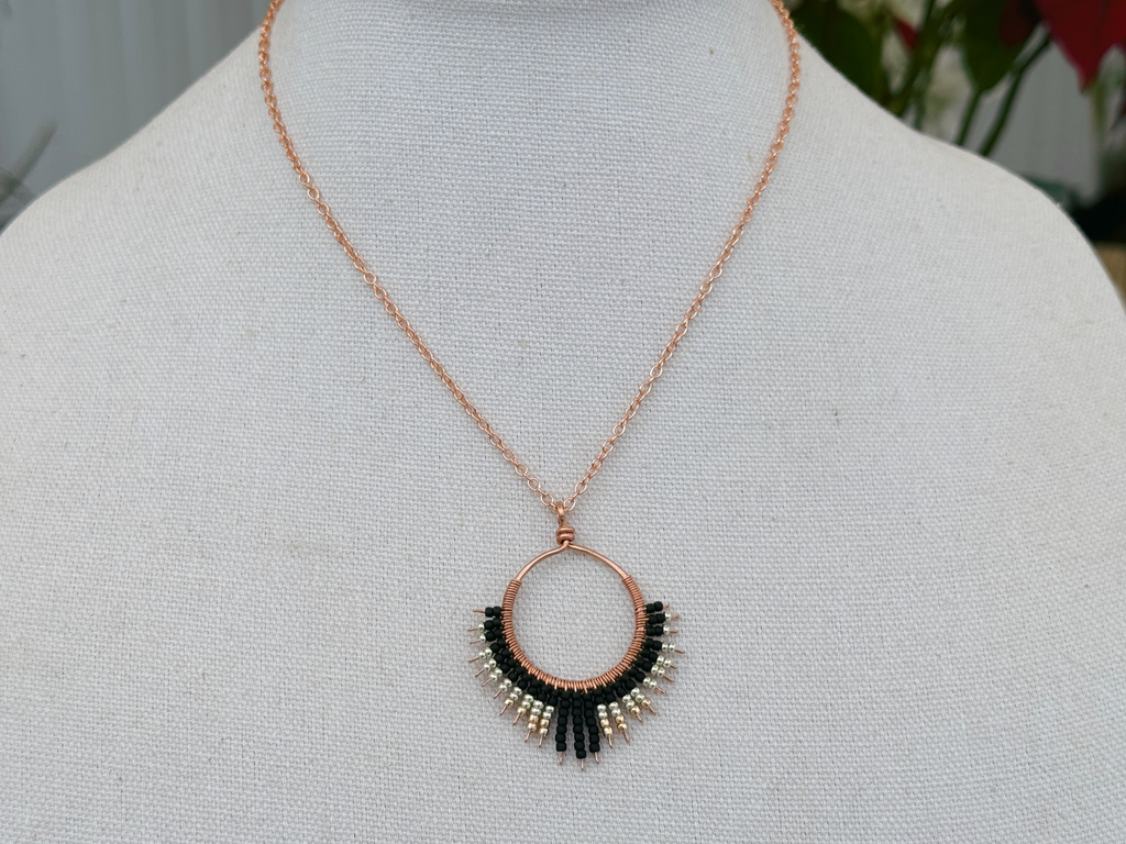Silverlight Beaded Pendant