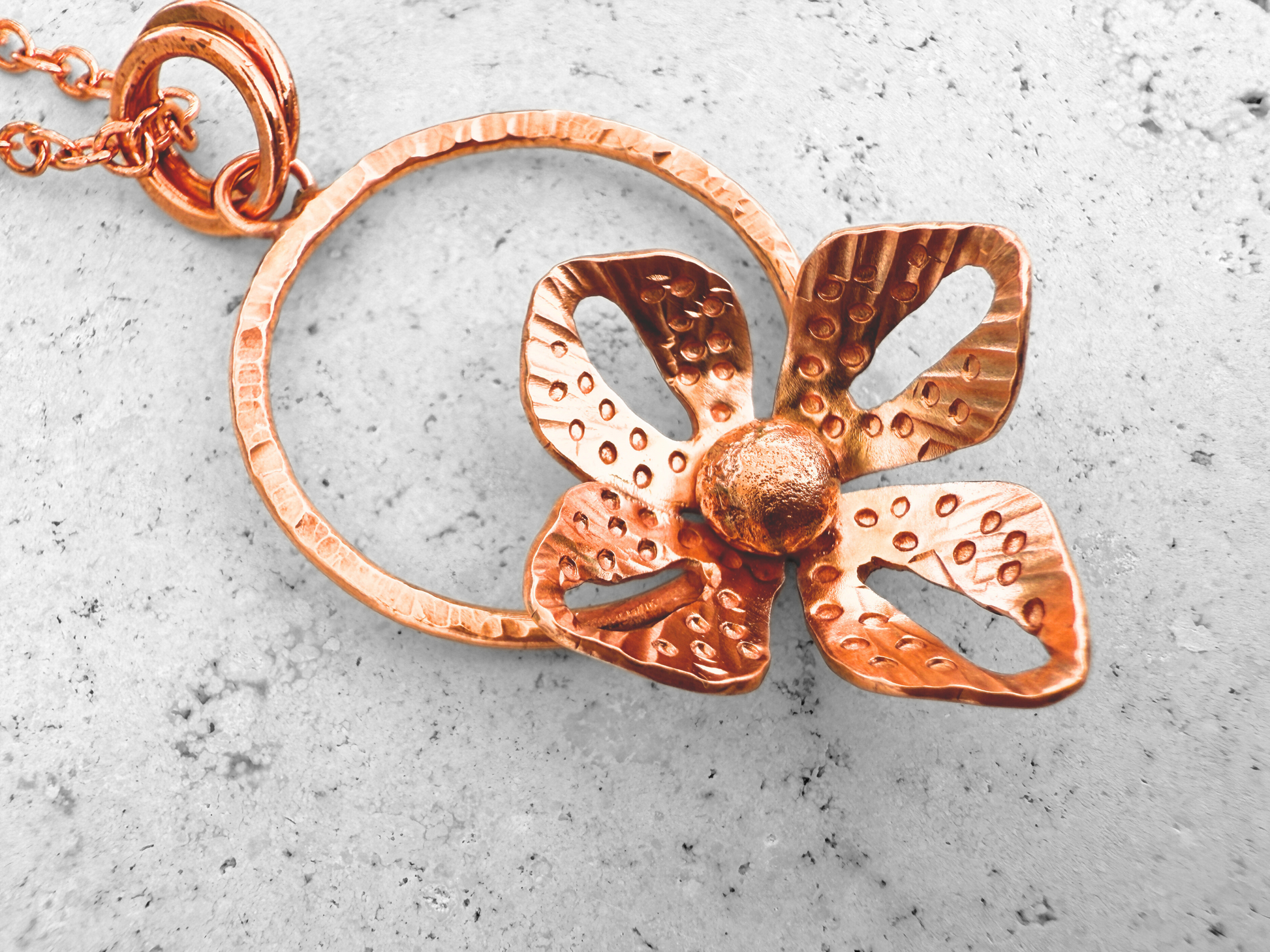 Botanical Hoop Pendant