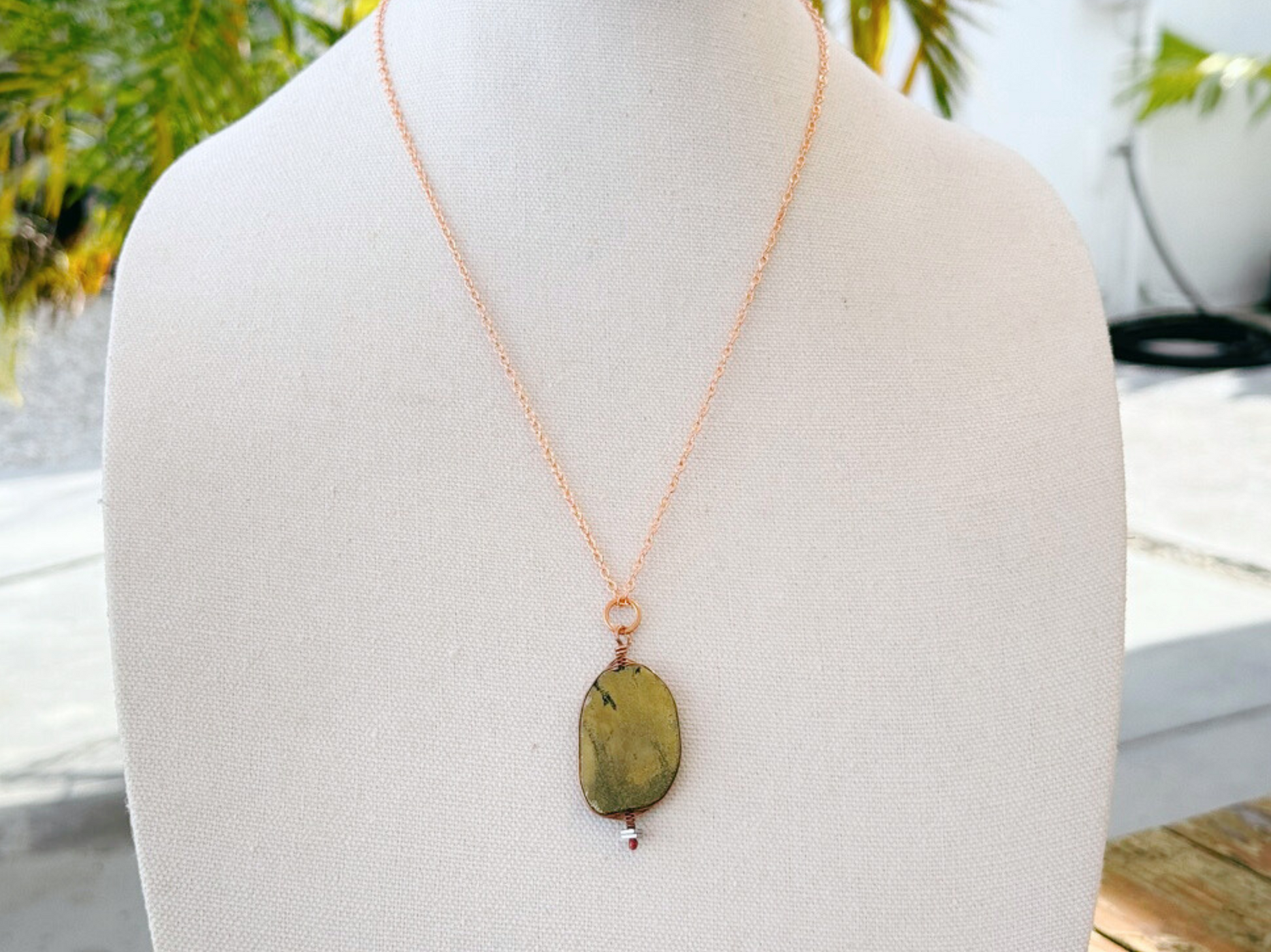 Pyrite Pendant Necklace