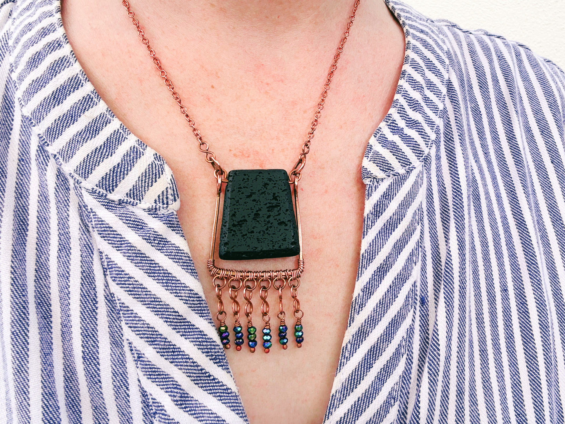 Jr Peacock Pendant Necklace
