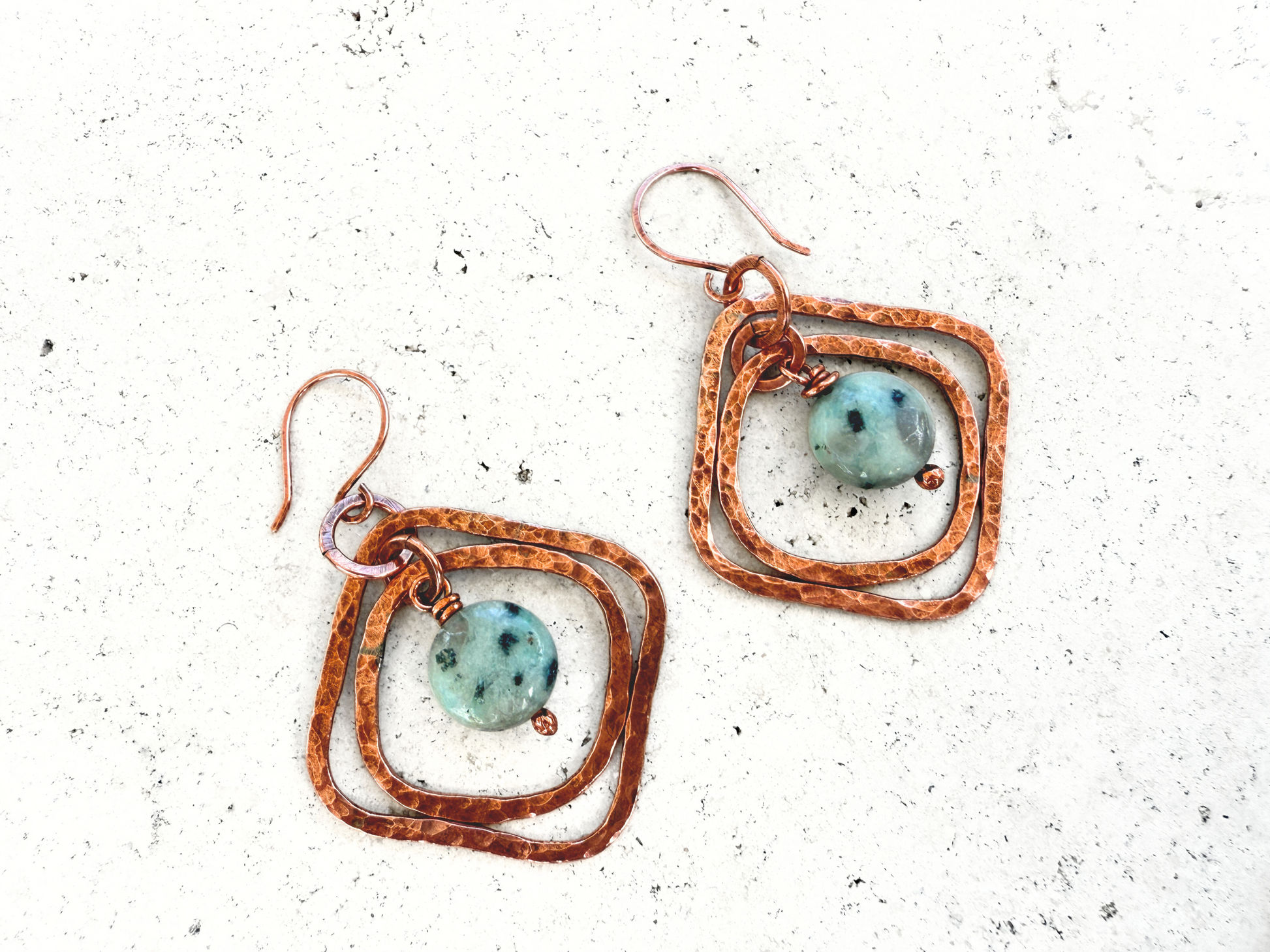 Nancy Cube Pendant Earrings