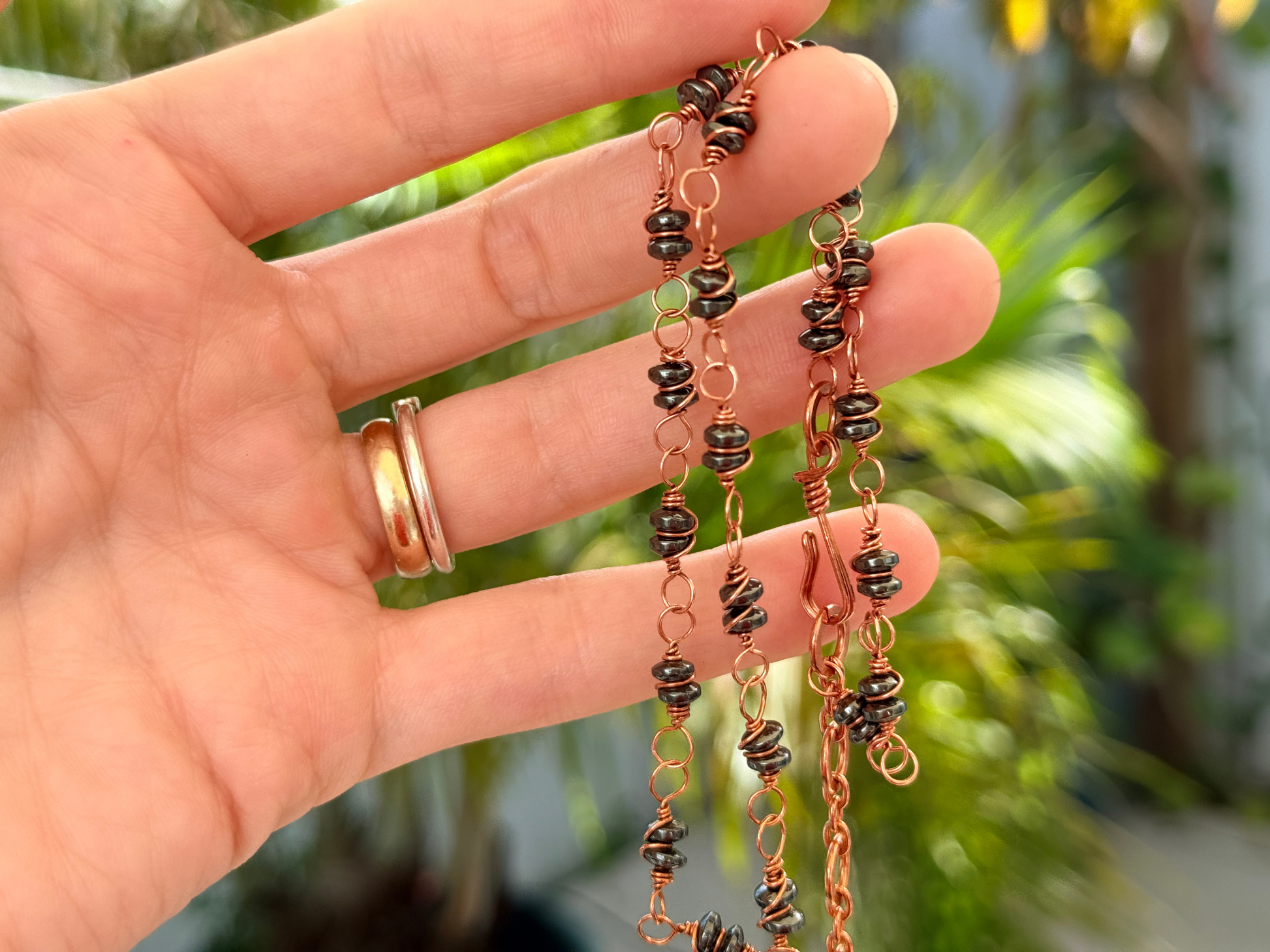Hematite Choker