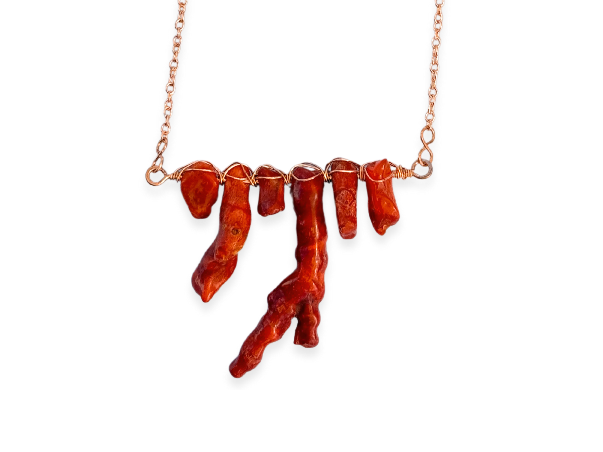 Coral Bar Necklace