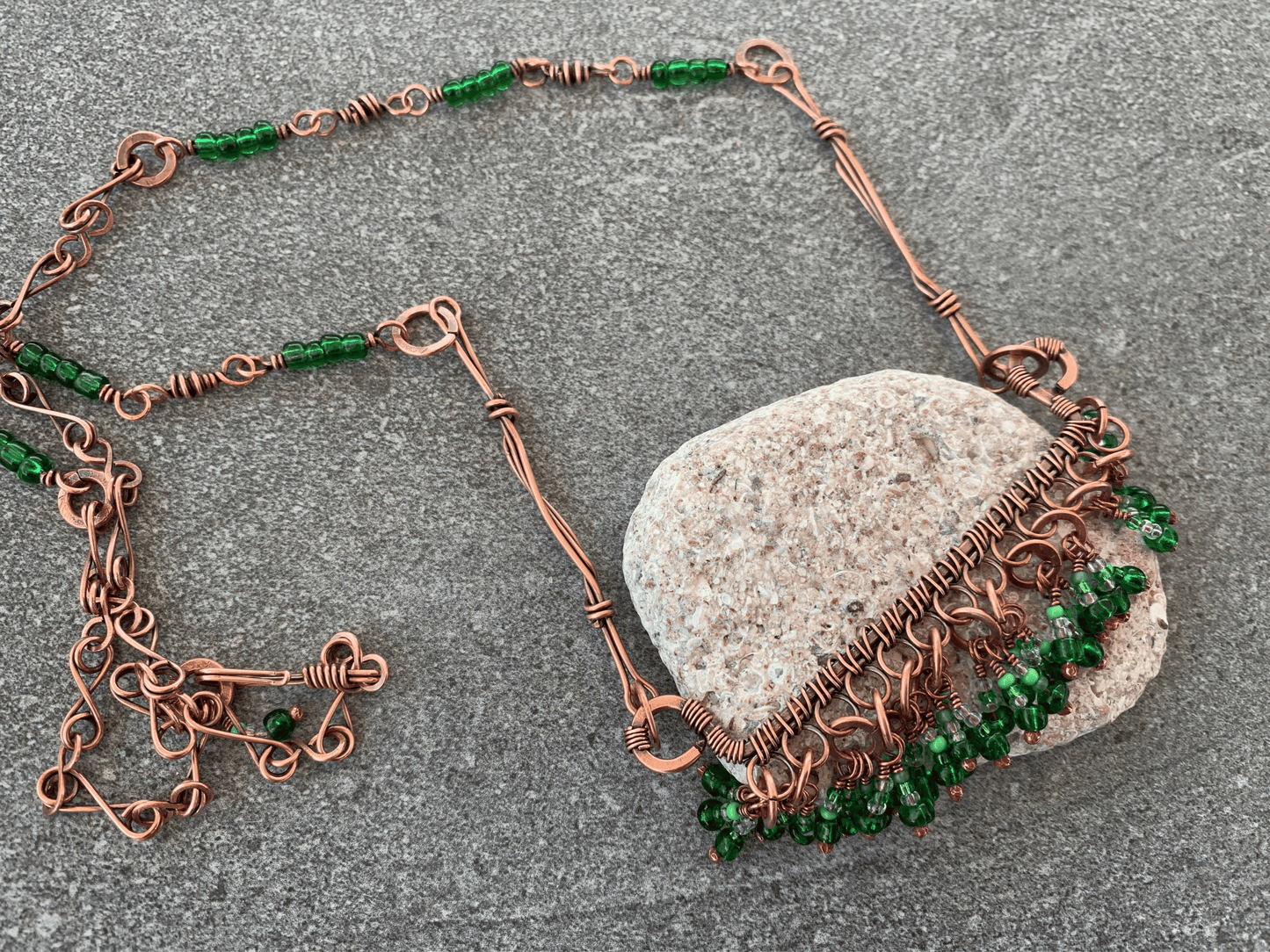 Mangrove Fringe Statement Necklace