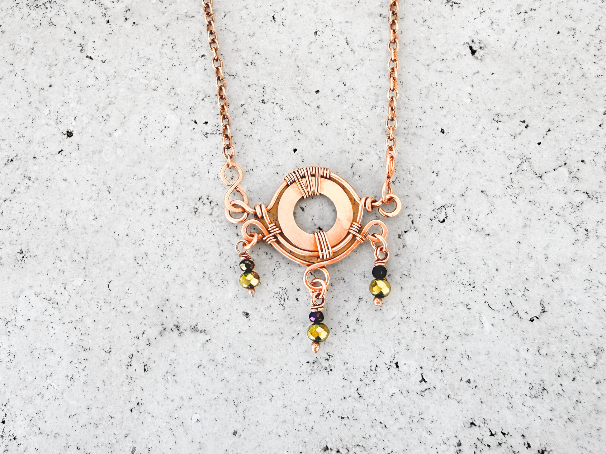 Ojo de Cobre Necklace