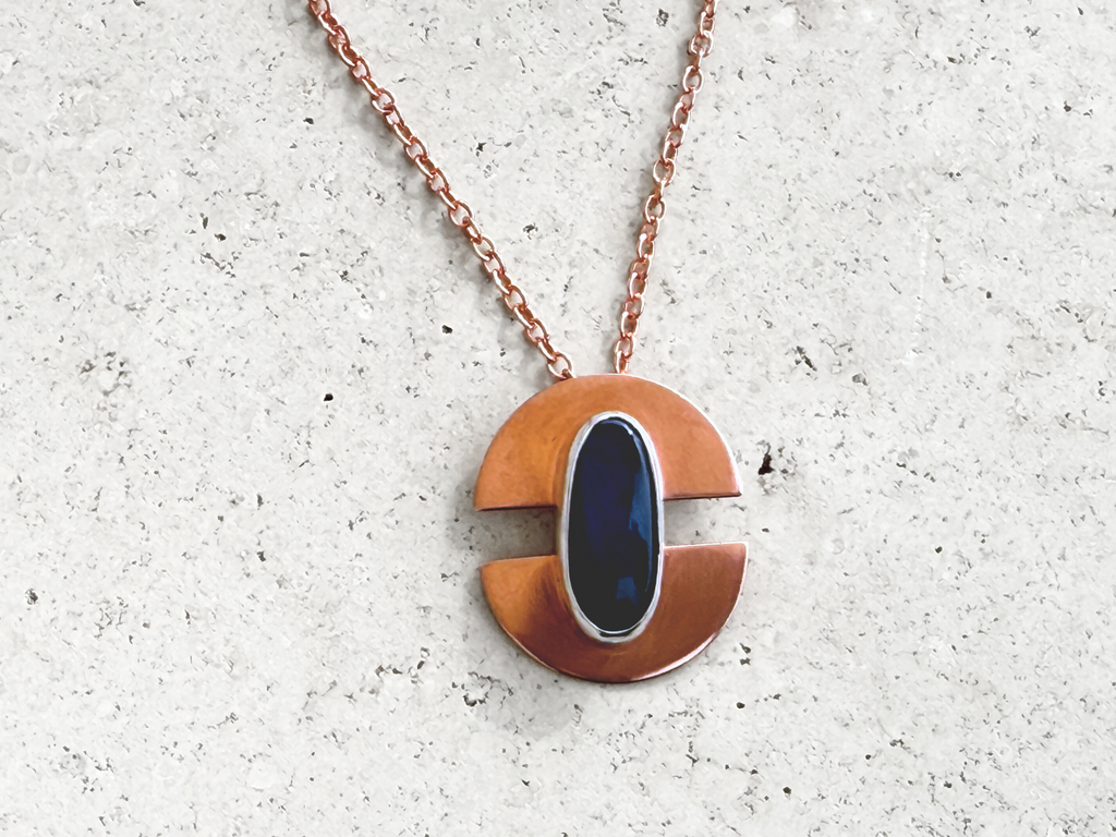 Oval Labradorite Pendant Necklace