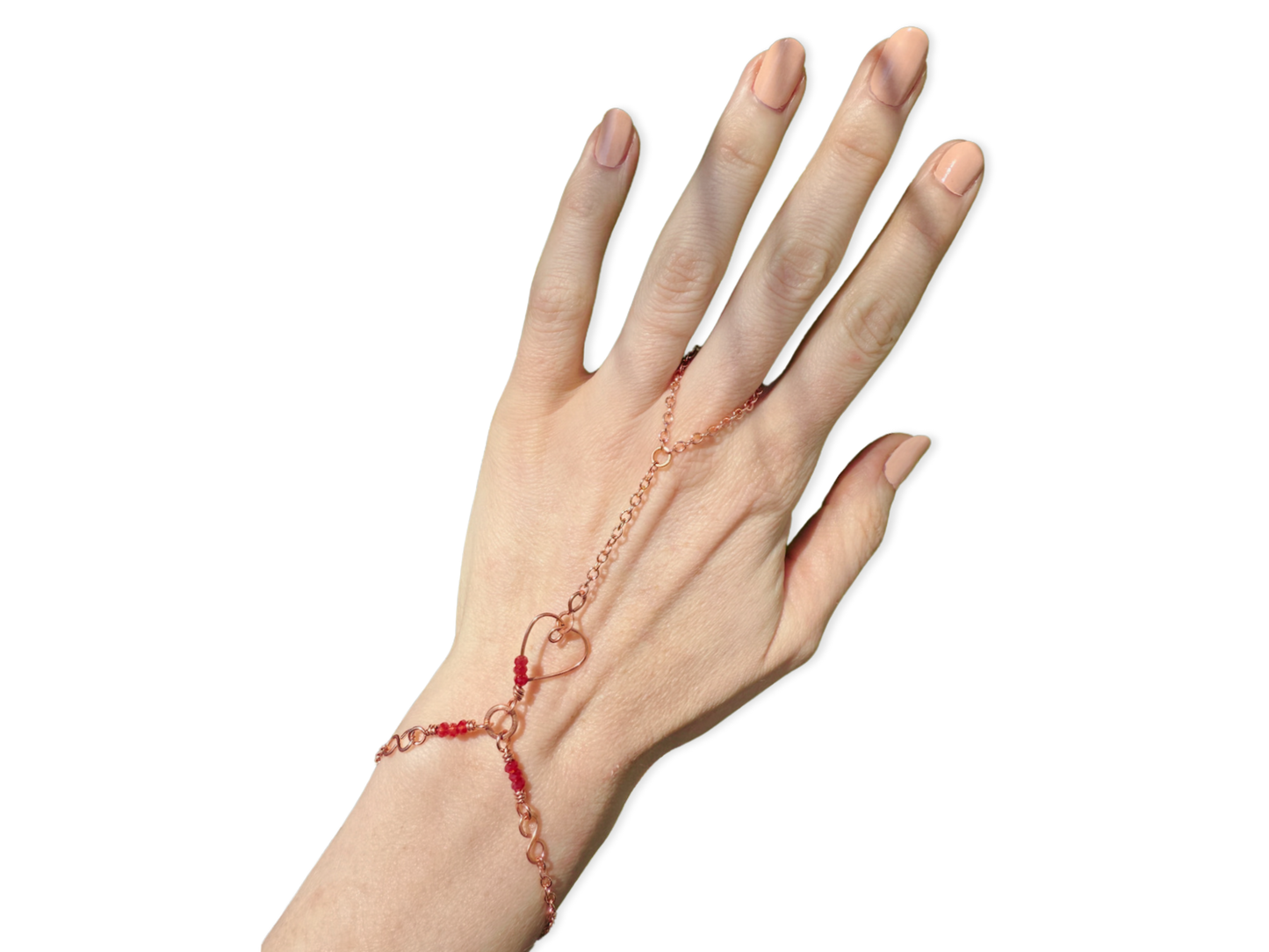 Heart Hand Chain Bracelet