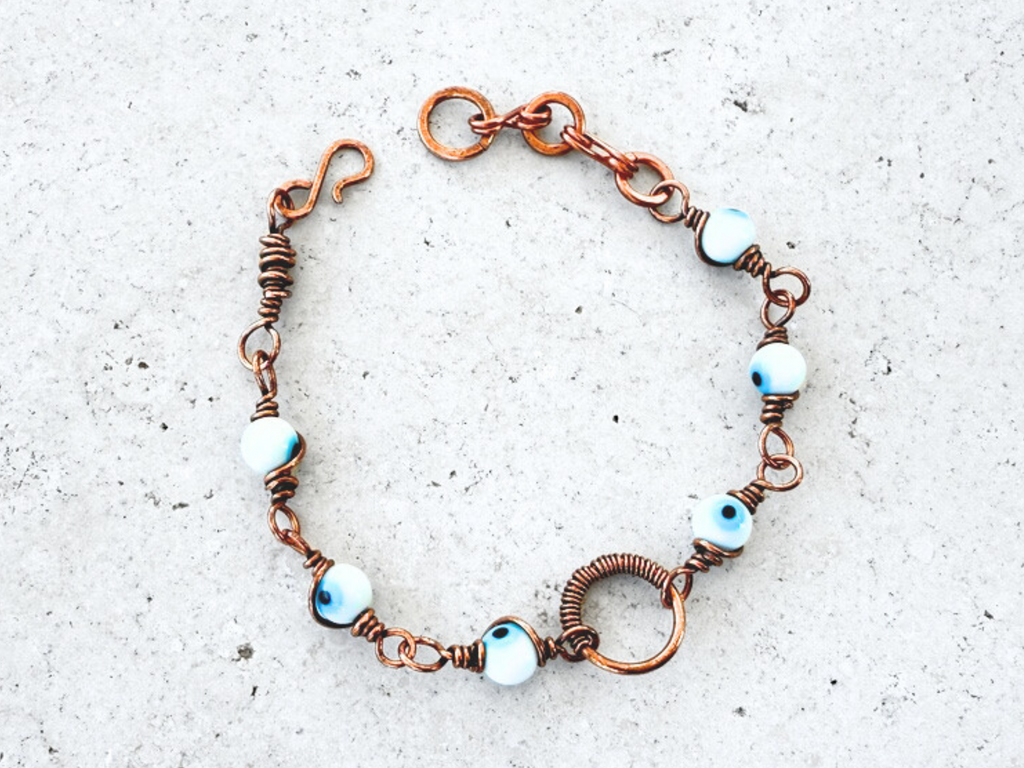 Blue Evil Eye Bracelet