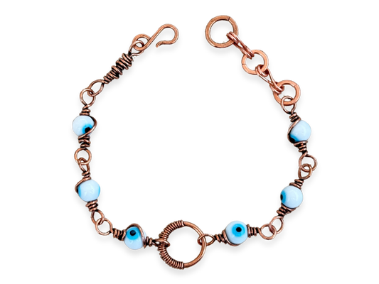 Blue Evil Eye Bracelet