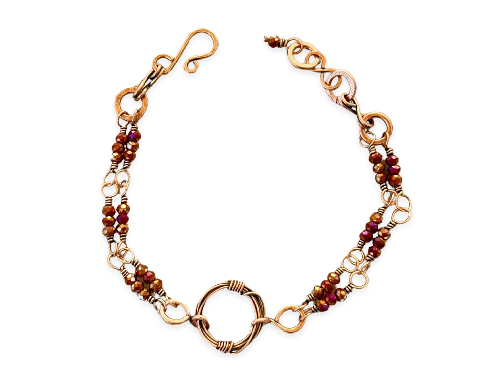 Bromeliad Crystal Bracelet