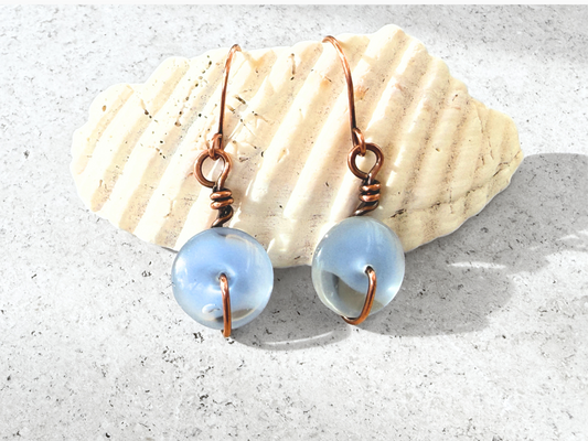 Sky Marble Earrings