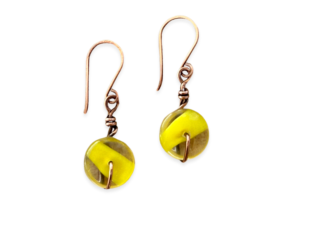 Sunshine Marble Earrings