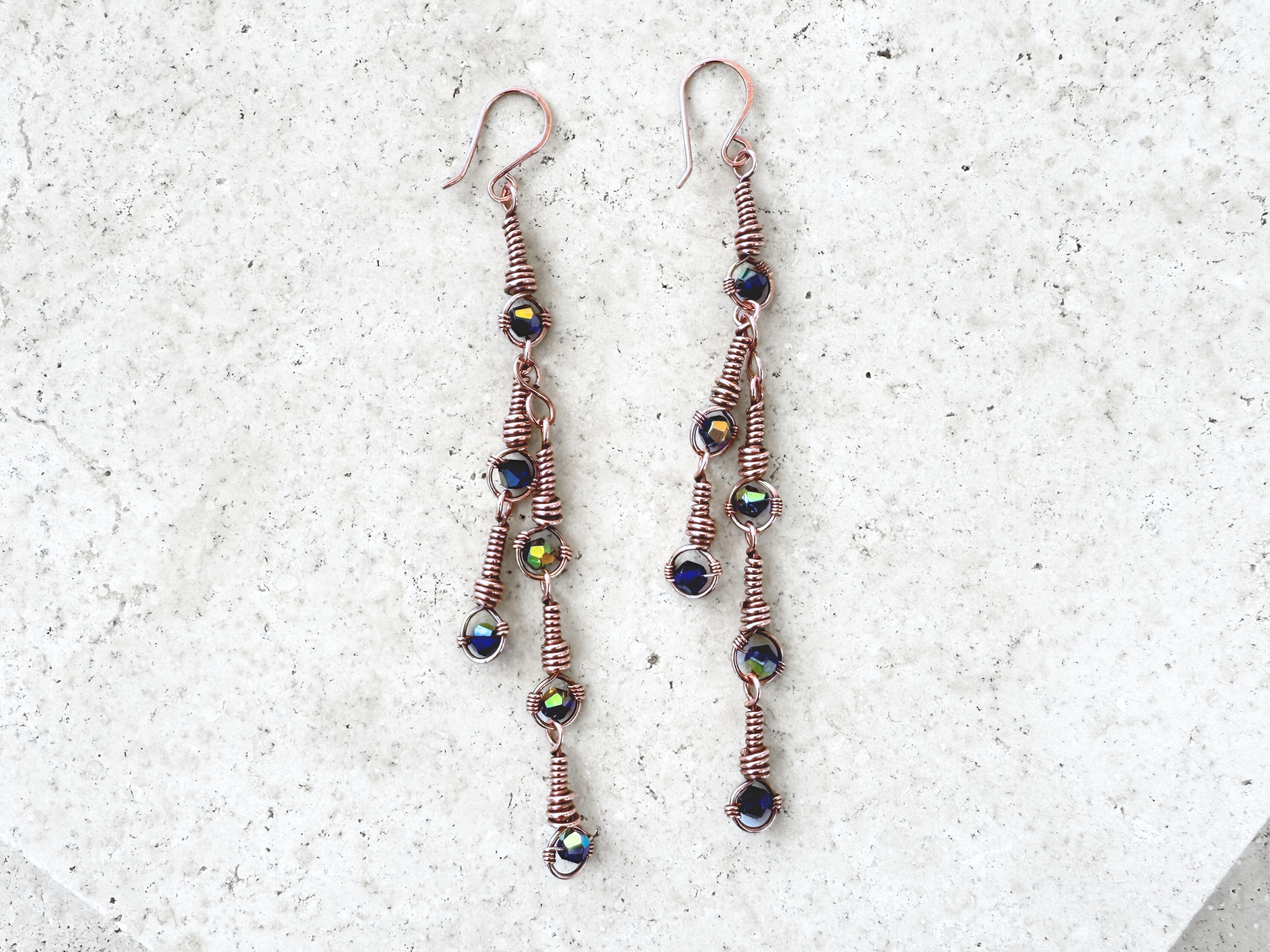 Cobalt Sway Earrings