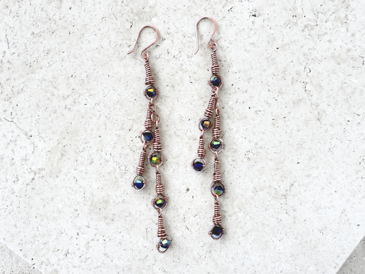 Cobalt Sway Earrings