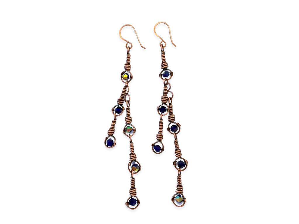 Cobalt Sway Earrings