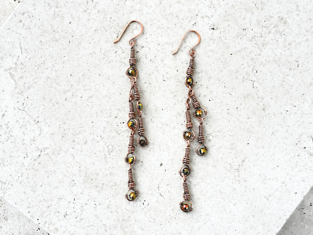 Yellow Sway Earrings