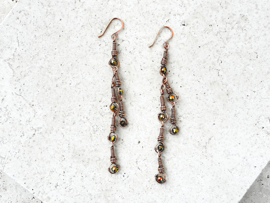 Yellow Sway Earrings