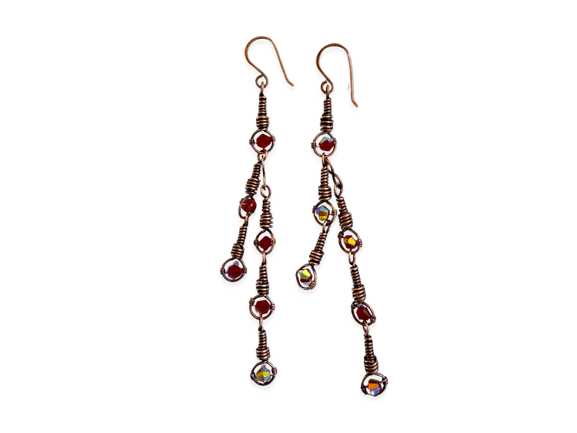 Red Sway Earrings