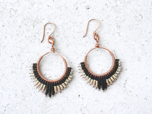 Silverlight Beaded Earrings