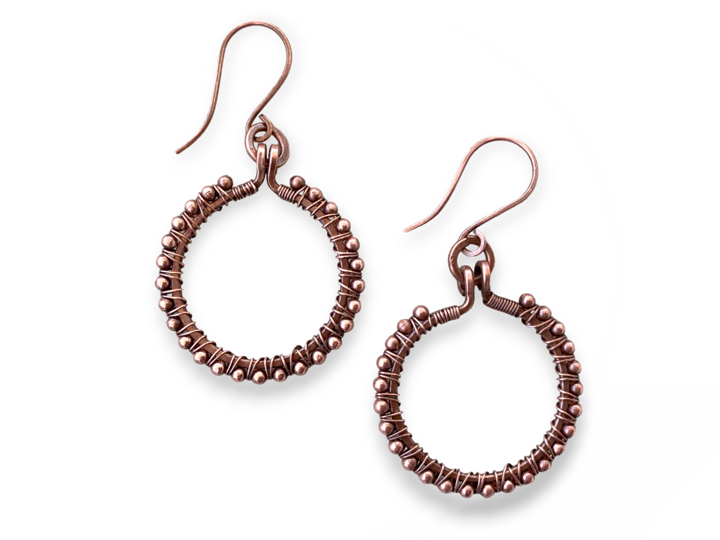 hoop earrings on transparent background