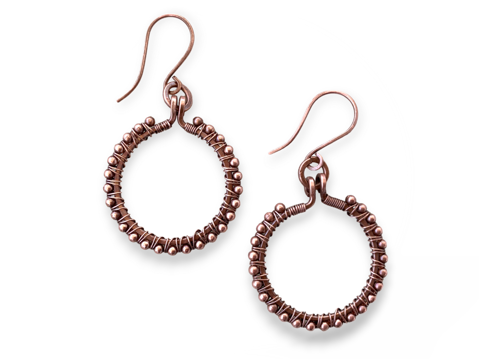 hoop earrings on transparent background