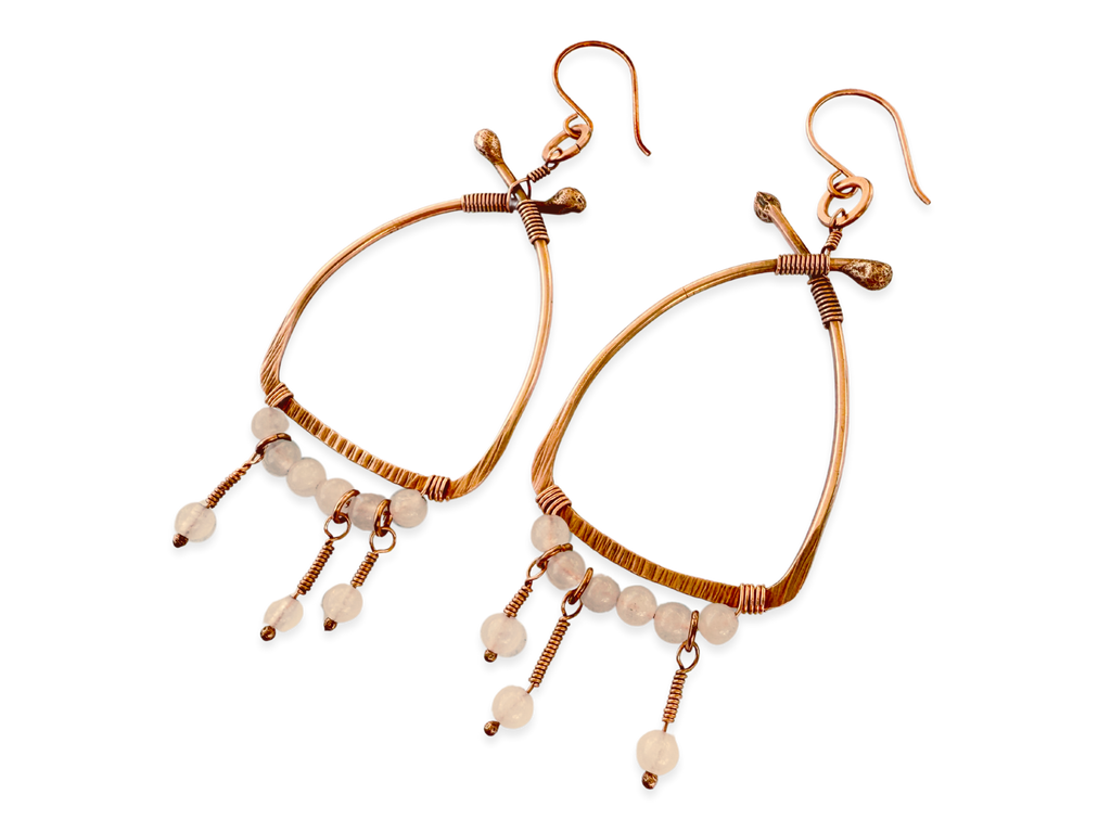 Rose Drop Earrings