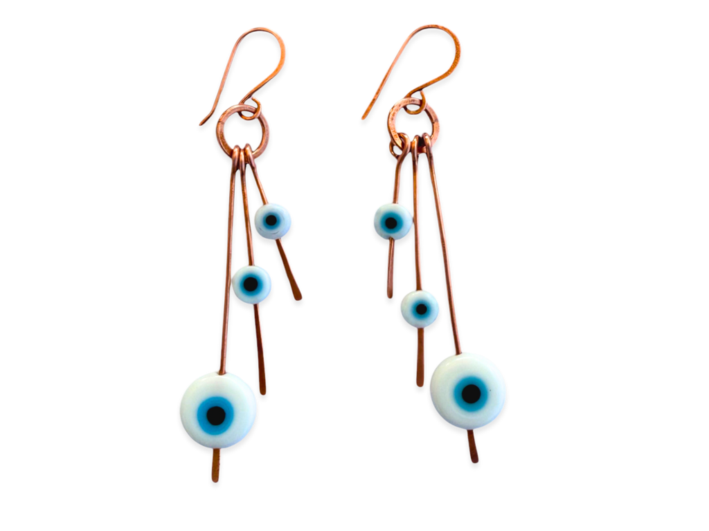 Evil Eye Trio Earrings