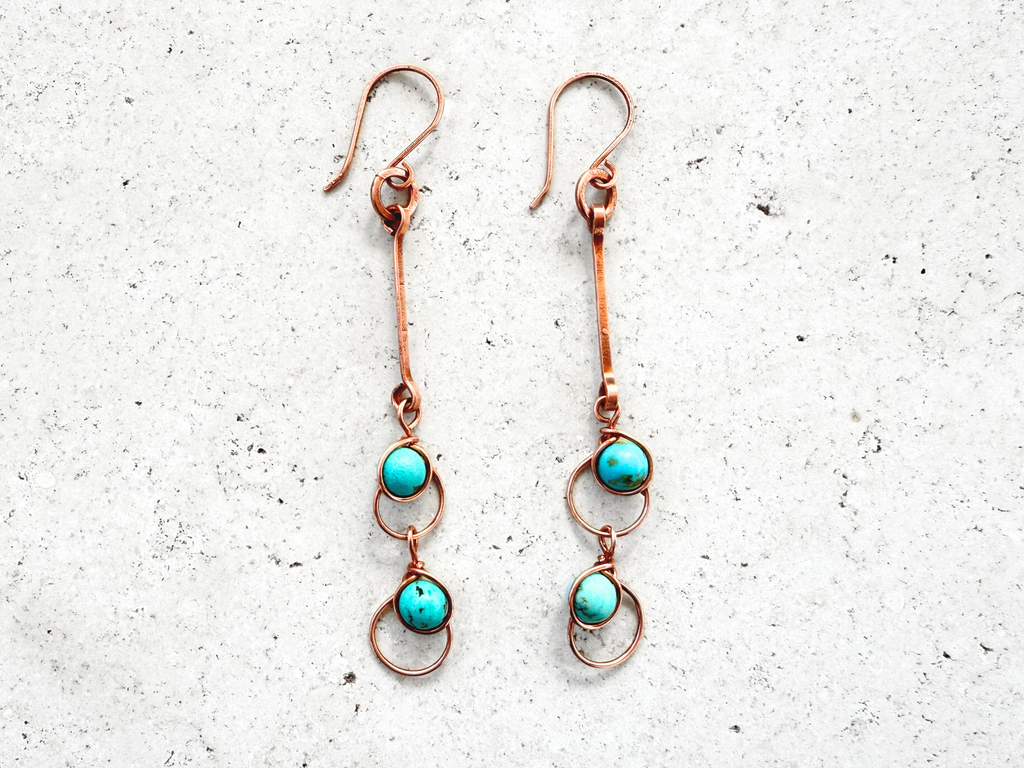 Turquoise Dew Earrings