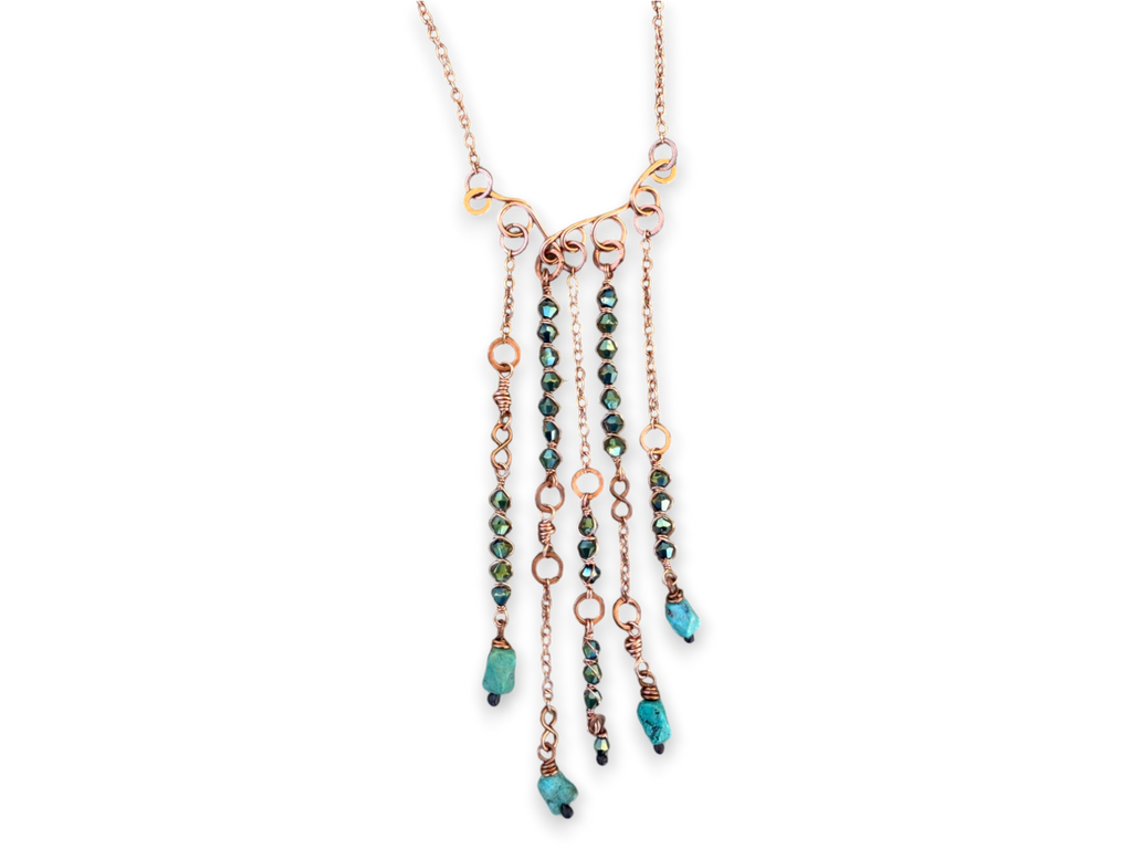 Crystal Tendril Necklace
