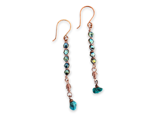 Crystal Tendril Earrings