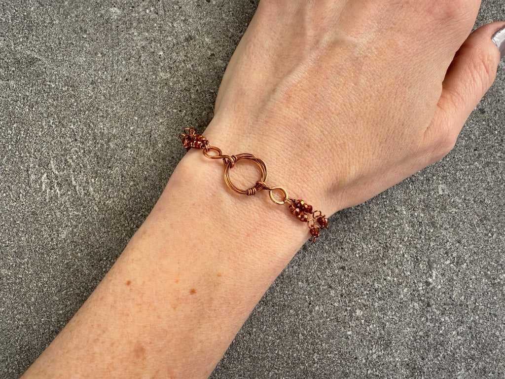 Bromeliad Crystal Bracelet