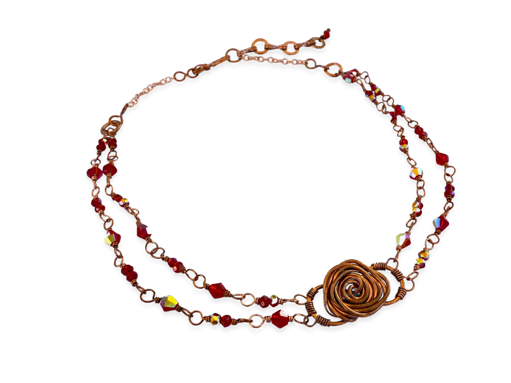 Cherry Rose Choker