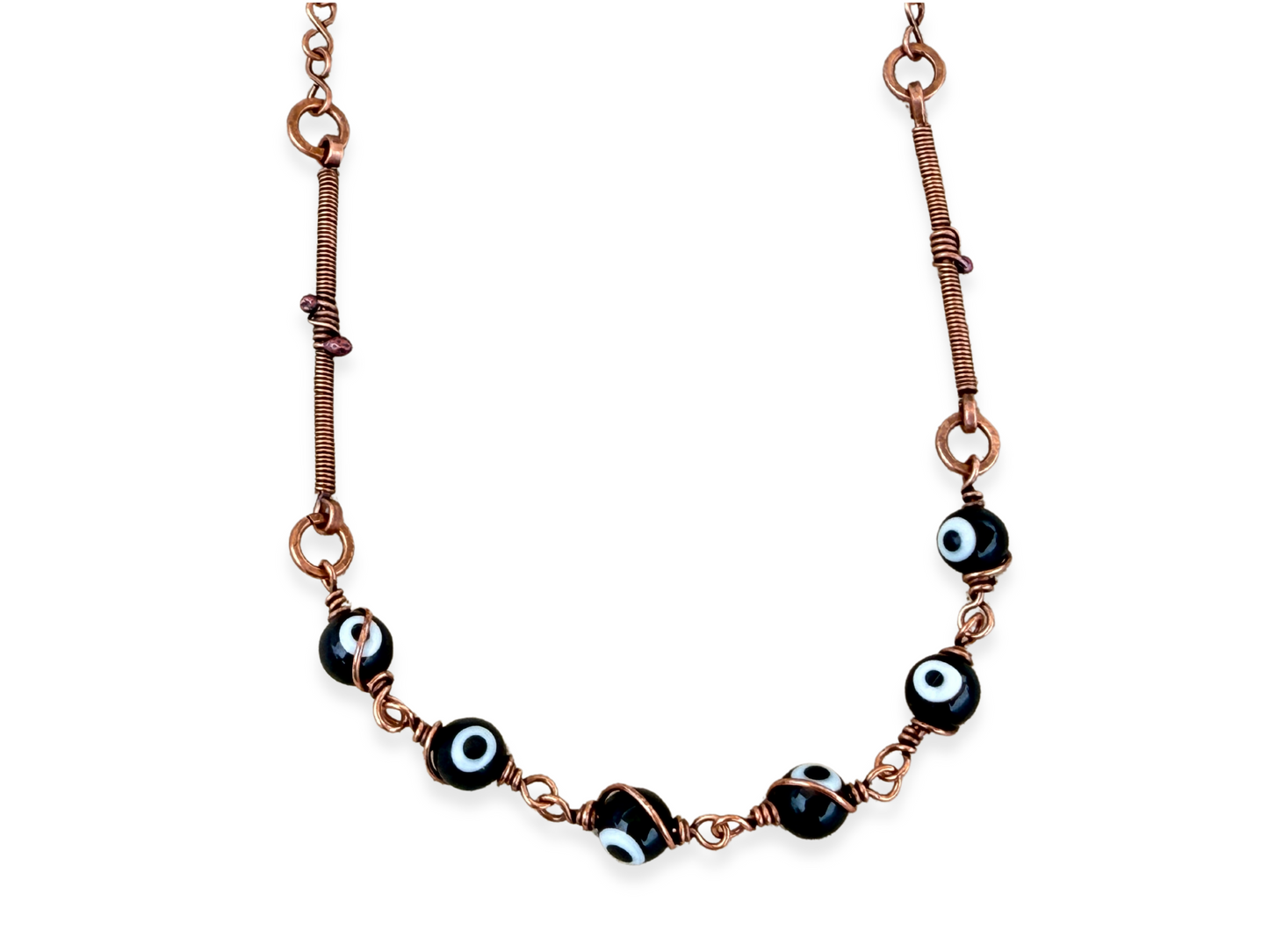 Black Evil Eye Necklace